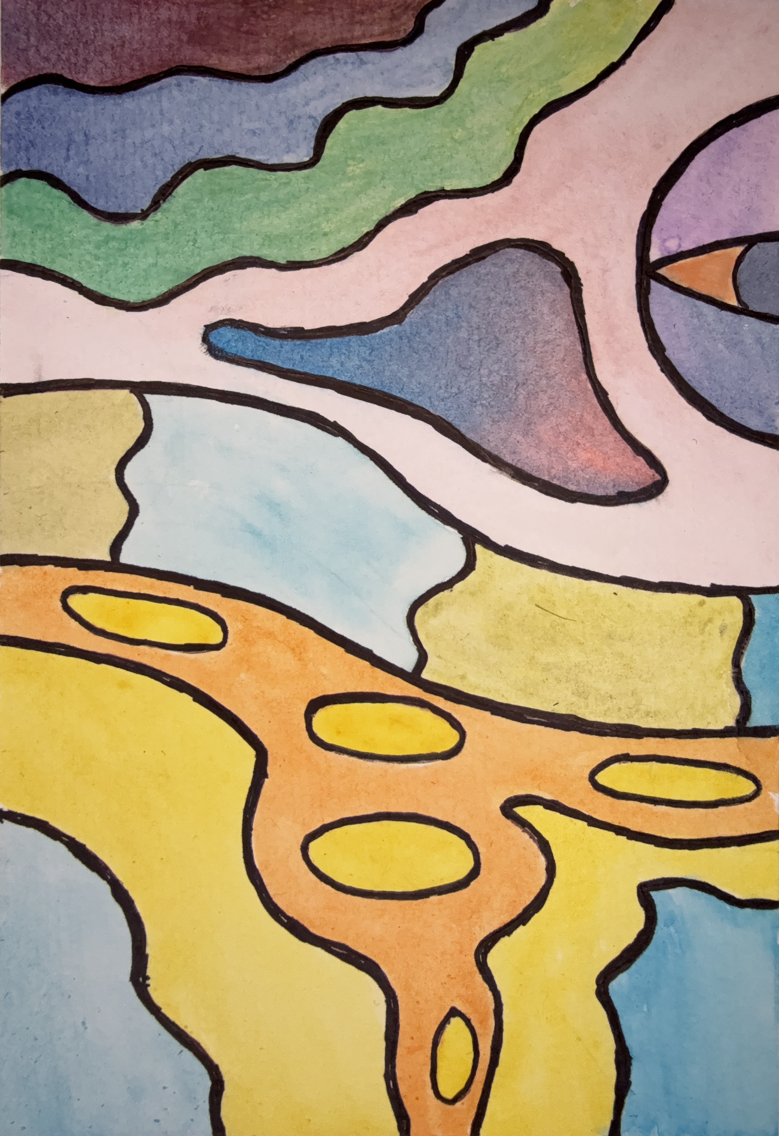 Untitled — Watercolor & Ink